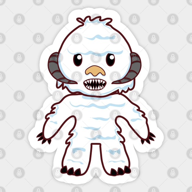 Abominable Yeti Sticker by mrsmauve